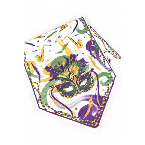 Mardi Gras Mask Table Runner (Each)