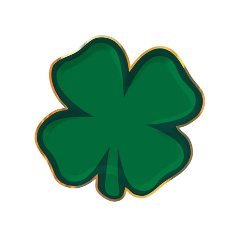 8" Shamrock Plate (Pack of 8)