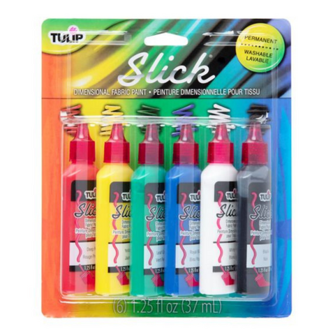 Dimensional Fabric Paint Slick (6 Pack Set)