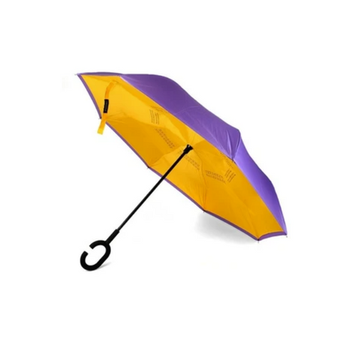 Purple & Gold Inverted 31" Umbrella (Each)