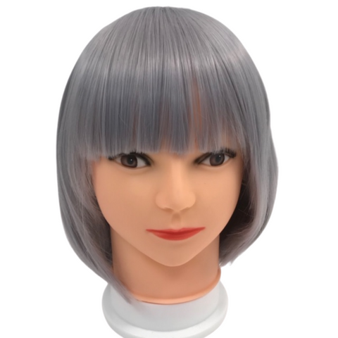 Silver Bob Wig (Each)