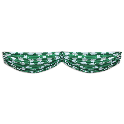 Shamrocks Fabric Bunting - 5' x 10" (Each)