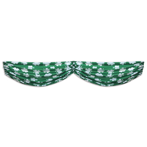 Shamrocks Fabric Bunting - 5' x 10" (Each)