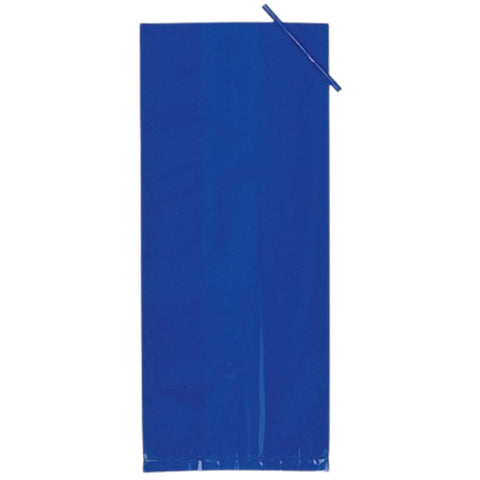 Blue Solid Cello Bag (Pack of 20)