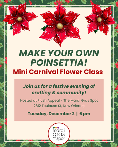 MINI CARNIVAL FLOWER CLASS - DECEMBER 2025