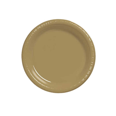 9" Glitter Gold Plate (Pack of 20)