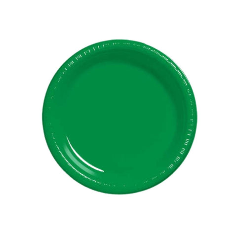 7" Emerald Green Plate (Pack of 20)