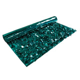 Teal Metallic Petal Paper (Roll)