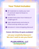 CARNIVAL FLOWER CLASS - AUGUST 2025