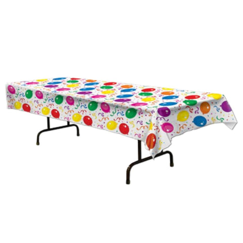 Balloons and Confetti Table Cover 54" x 108" (Pack)