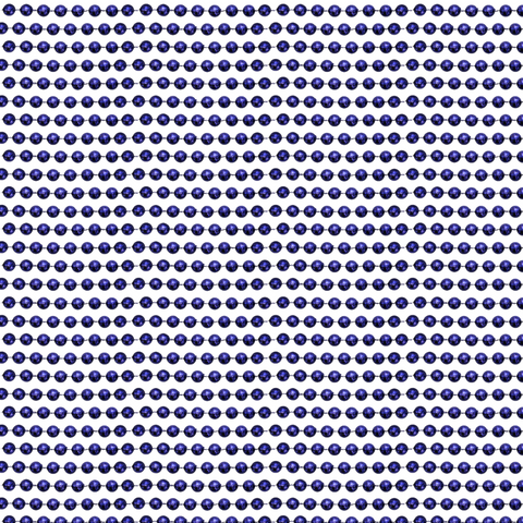 33" Round Metallic Navy Blue Mardi Gras Beads (6 Dozen - 72 Necklaces)