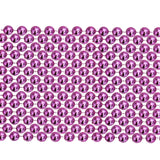 33" Round Metallic Pink Mardi Gras Beads (Case - 60 Dozen)