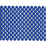 33" Round Metallic Royal Blue Mardi Gras Beads (6 Dozen - 72 Necklaces)