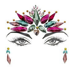 Jewled Tone Stick On Face Gems (Each)