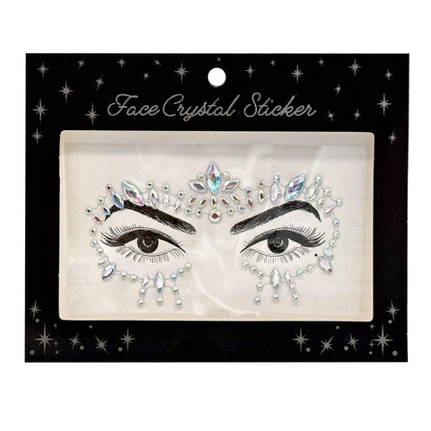 Iridescent Stick On Face Gems (Each)