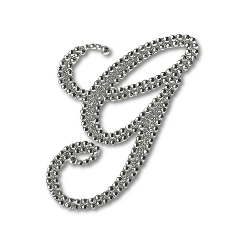 Glitter Script Letter "G" (Each)