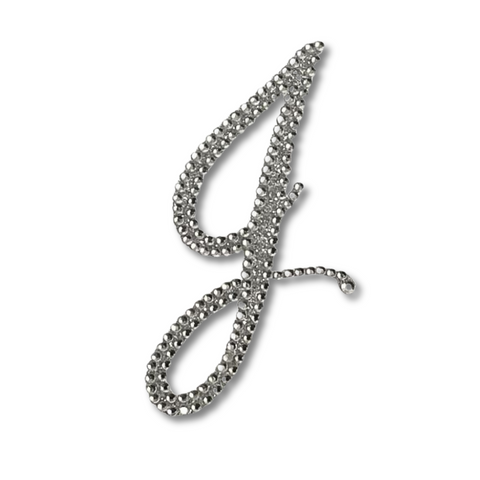 Glitter Script Letter "J" (Each)