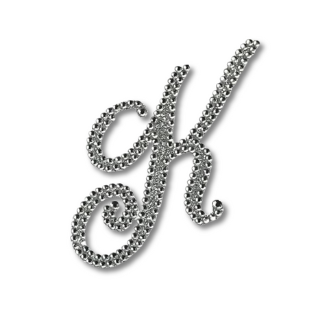 Glitter Script Letter "K" (Each)