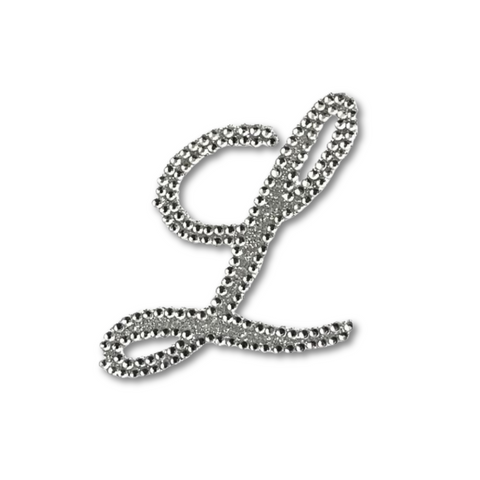 Glitter Script Letter "L" (Each)