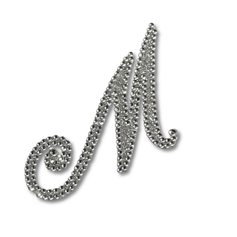 Glitter Script Letter "M" (Each)