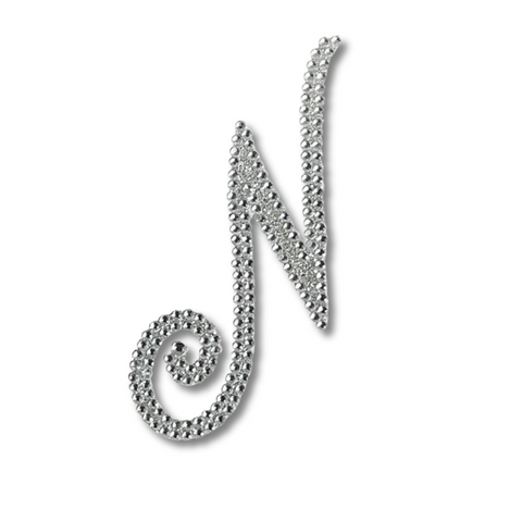 Glitter Script Letter "N" (Each)