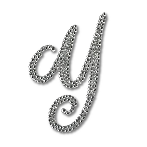 Glitter Script Letter "Y" (Each)