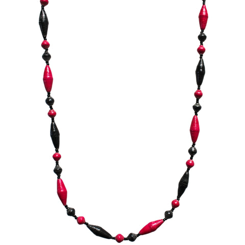 Paper Crafts: Colorful Paper Bead Necklace | DIY Paper Jewelry