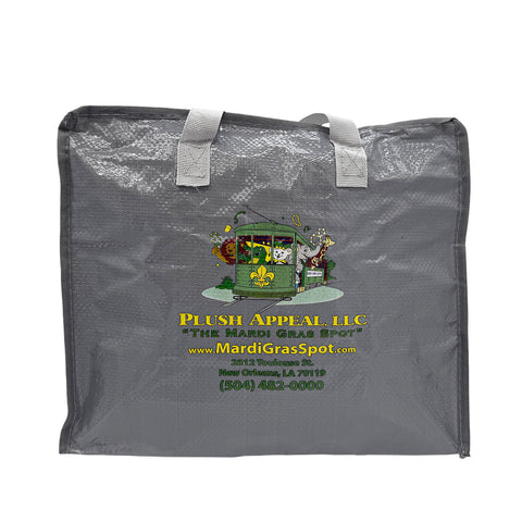 Zipper Bead Bag - Small Gray (Each)