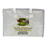 Zipper Bead Bag - Small White (Each)