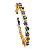Mardi Gras Gemstone Bracelet (Each)
