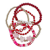 Valentine's Day Friendship Bracelet Set (Pack of 5)