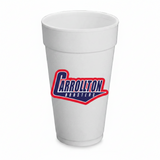 Carrollton Boosters Styrofoam Cup - 20oz White (Sleeve - 20 Pieces)