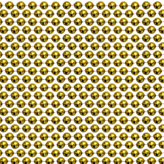 48" 12mm Round Metallic Gold Mardi Gras Beads