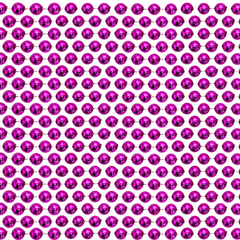 48" 12mm Round Metallic Hot Pink Mardi Gras Beads