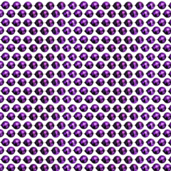 48" 12mm Round Metallic Purple Mardi Gras Beads