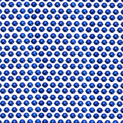 48" 12mm Round Metallic Royal Blue Mardi Gras Beads