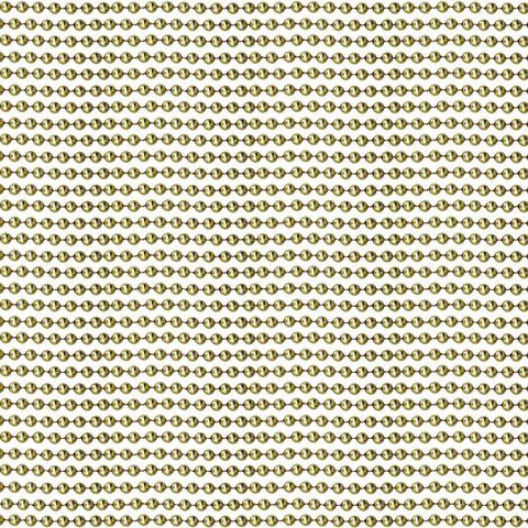 33" Round Metallic Gold Mardi Gras Beads - Case (60 Dozen)