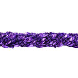 48" Swirl Metallic Purple Mardi Gras Beads - Case (25 Dozen)
