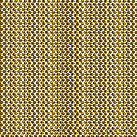 48" 8mm Cut Metallic Gold Mardi Gras Beads