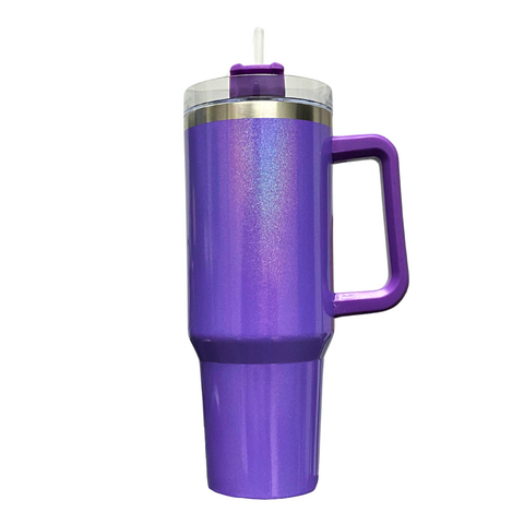 40oz Stainless Steel Shimmer Mega Mug - Purple (Each)