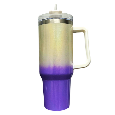 40oz Stainless Steel Shimmer Mega Mug - Pearl and Purple Ombre (Each)