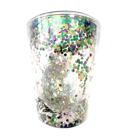 Mardi Gras Confetti Tumbler (Each)