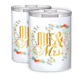 Mr. & Mrs. - Double Wall Short Tumbler (Each)