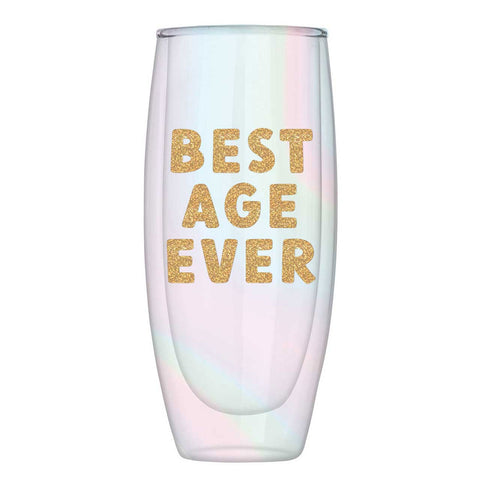 Best Age Ever - Champagne Glass (Each)
