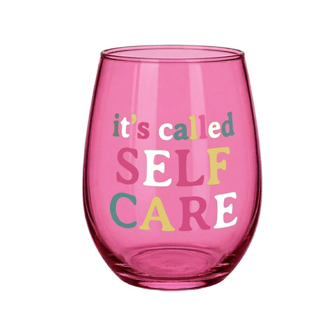 Self Care - Stemless Wine Glass (Each)