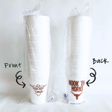 University of Texas/Hook 'em Horns Foam Cups (Pack of 10)