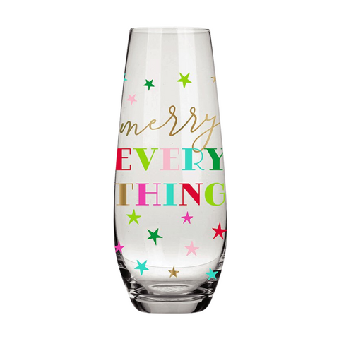 11.8 oz Champagne Glass - Merry Everything (Each)