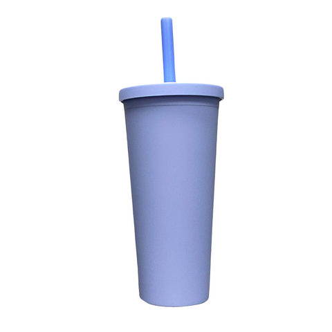 24oz Lilac Tumbler with Lid and Straw (Each)