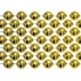 48" 14mm Round Metallic Gold Mardi Gras Beads