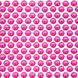60" 18mm Round Pearl Hot Pink Mardi Gras Beads